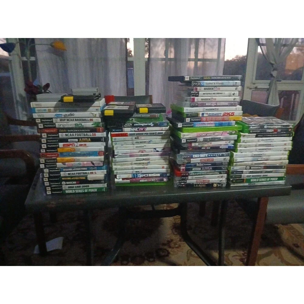 video games Playstation 1 2 3 And 4, Xbox Xbox 360 And Xbox One, Sega And More